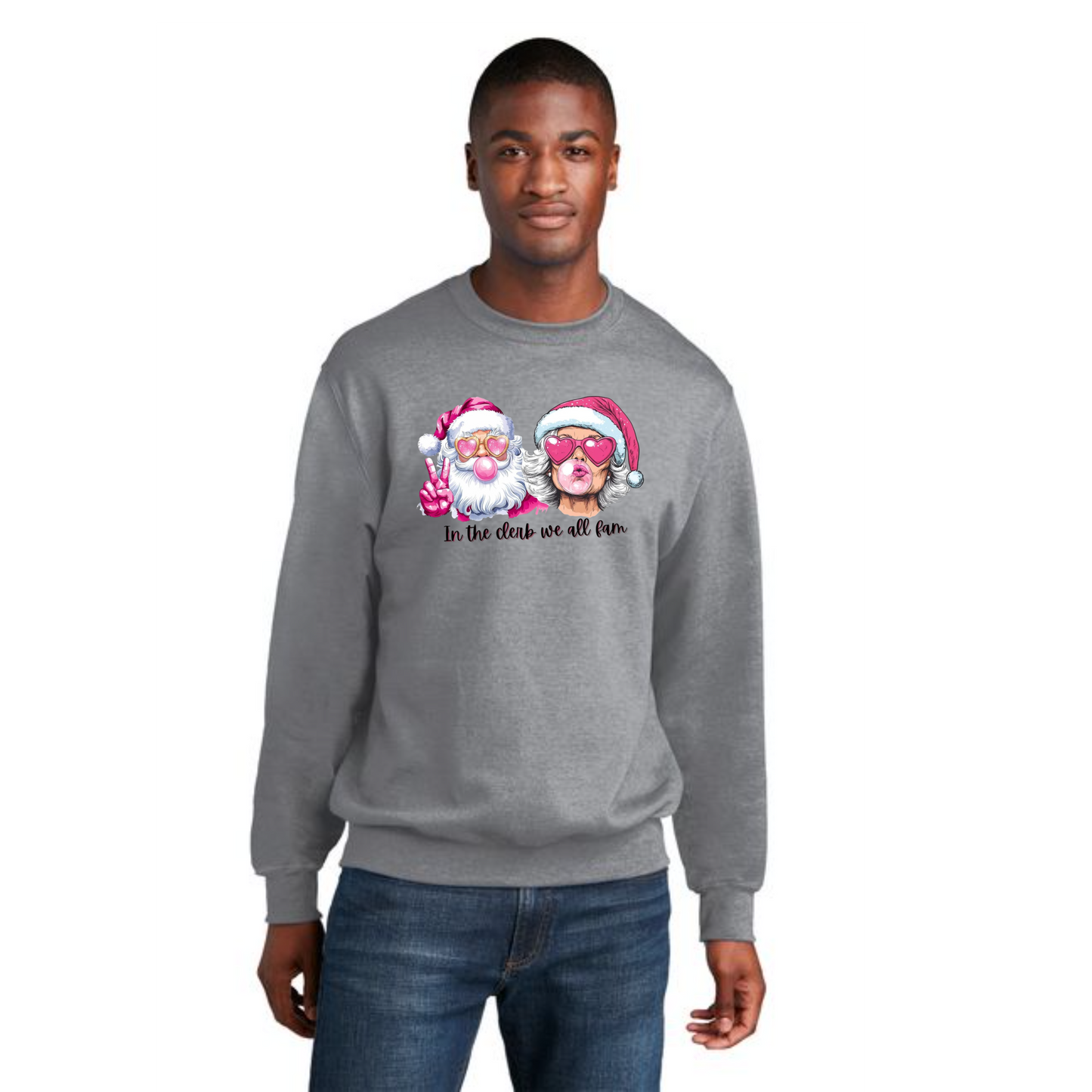 CHRISTMAS PC78 Port & Company® Core Fleece Crewneck Sweatshirt 23