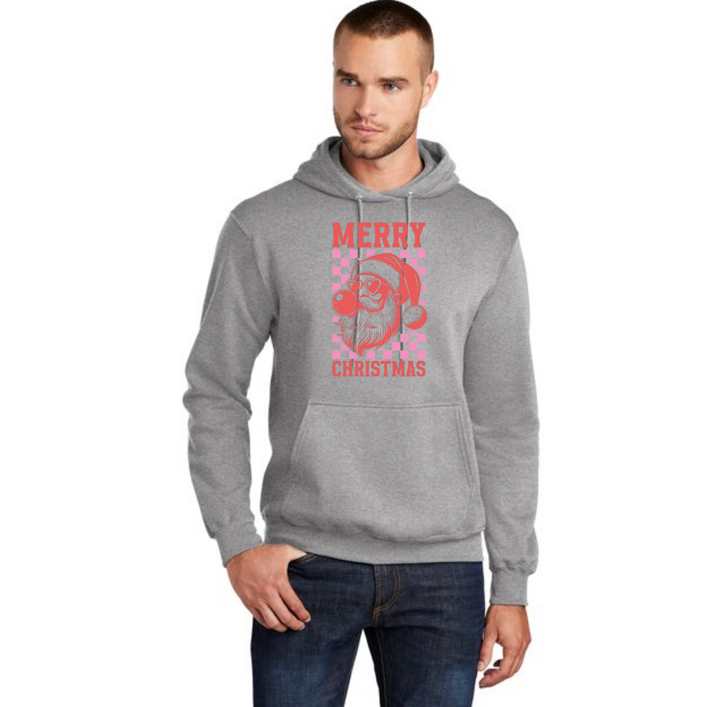 CHRISTMAS Port & Company® Core Fleece Pullover Hooded Sweatshirt 7