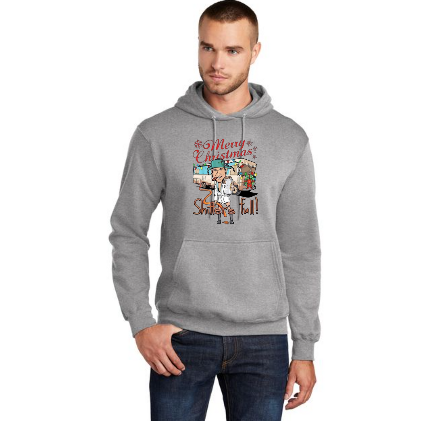 CHRISTMAS Port & Company® Core Fleece Pullover Hooded Sweatshirt 25