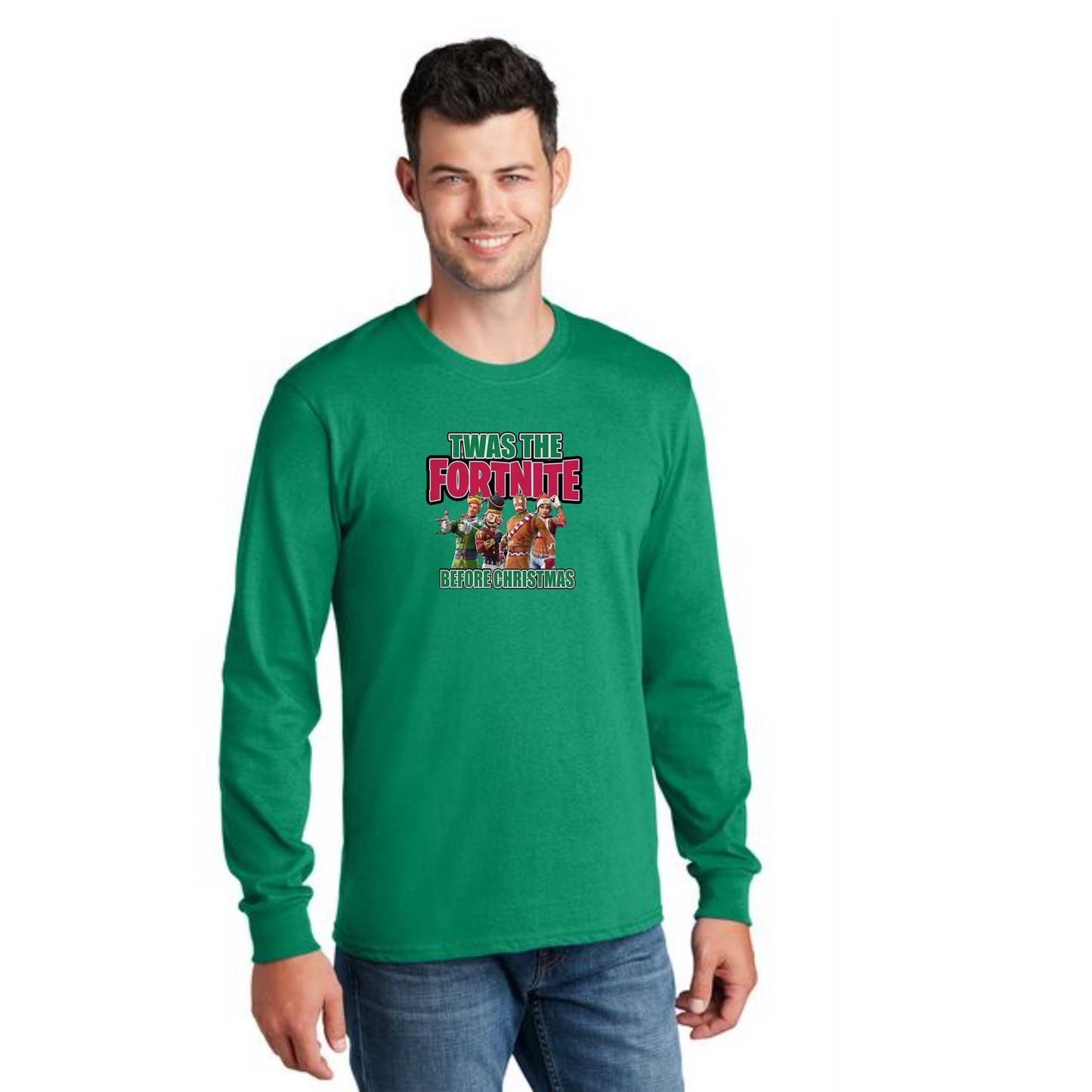 CHRISTMAS PC54LS Port & Company® Long Sleeve Core Cotton Tee 26