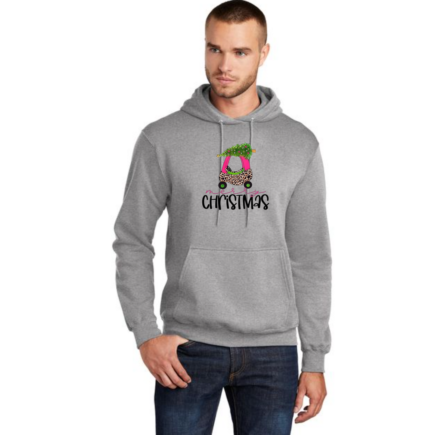 CHRISTMAS Port & Company® Core Fleece Pullover Hooded Sweatshirt 27