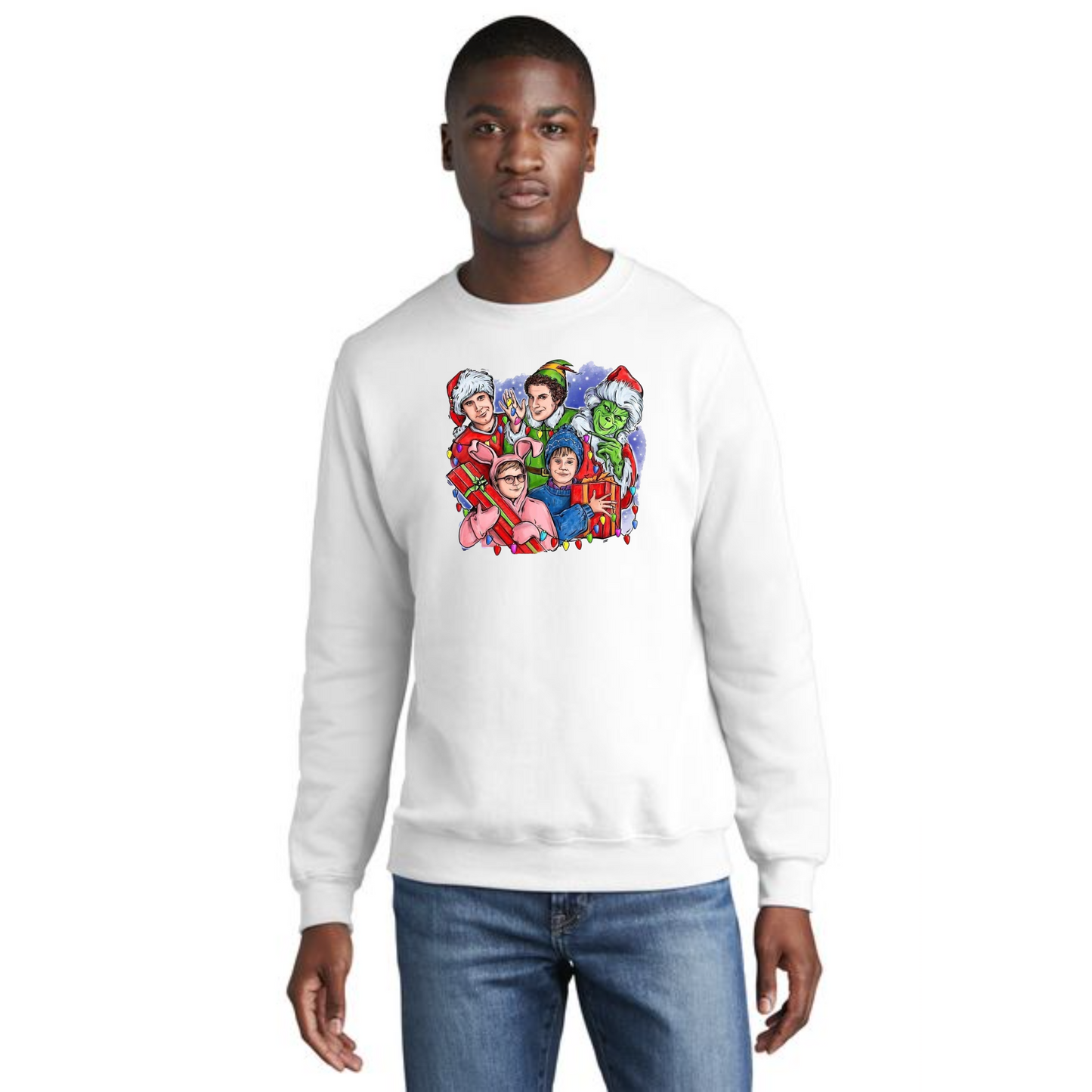 CHRISTMAS PC78 Port & Company® Core Fleece Crewneck Sweatshirt 28