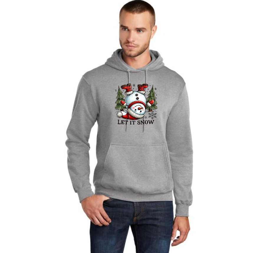 CHRISTMAS Port & Company® Core Fleece Pullover Hooded Sweatshirt 29