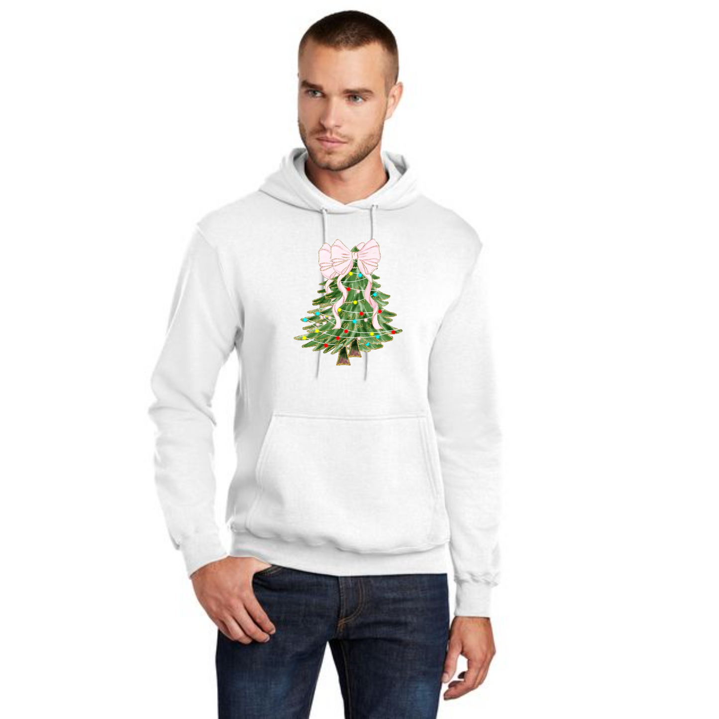 CHRISTMAS Port & Company® Core Fleece Pullover Hooded Sweatshirt 30