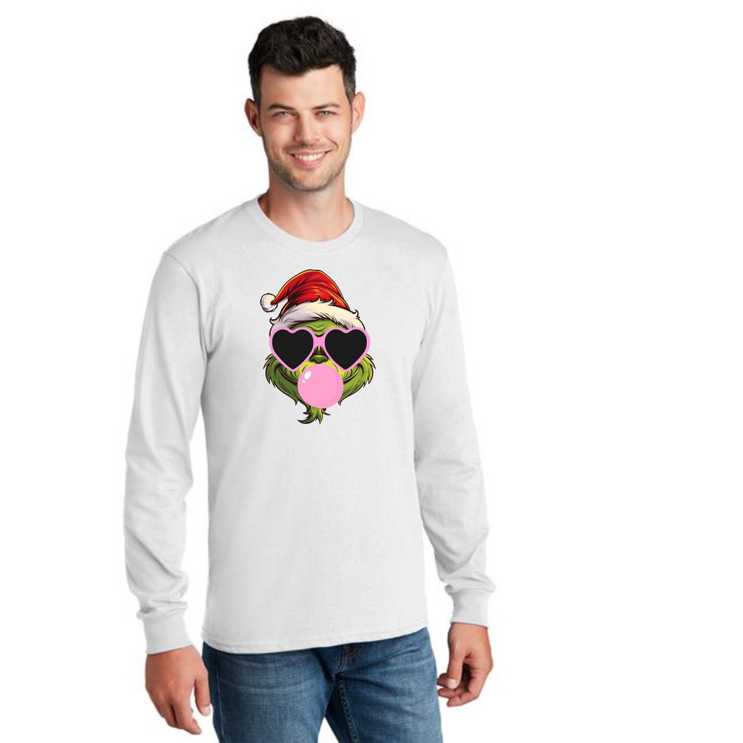 CHRISTMAS PC54LS Port & Company® Long Sleeve Core Cotton Tee 32