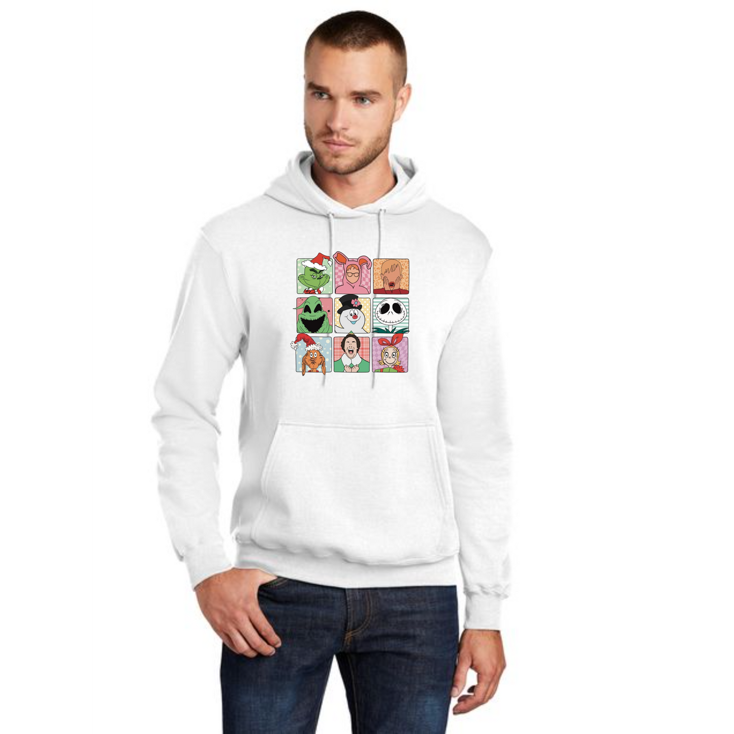 CHRISTMAS Port & Company® Core Fleece Pullover Hooded Sweatshirt 34