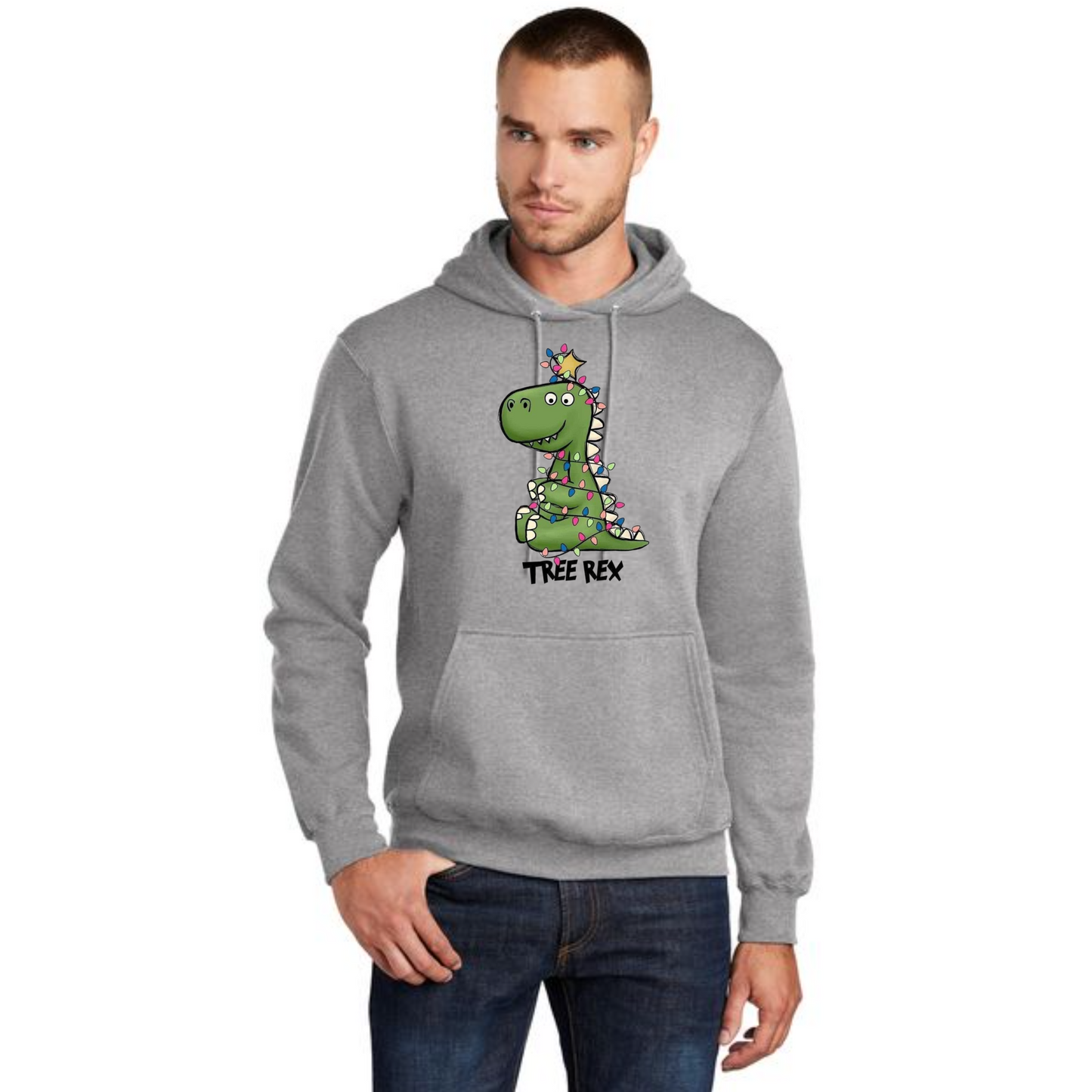 CHRISTMAS Port & Company® Core Fleece Pullover Hooded Sweatshirt 10