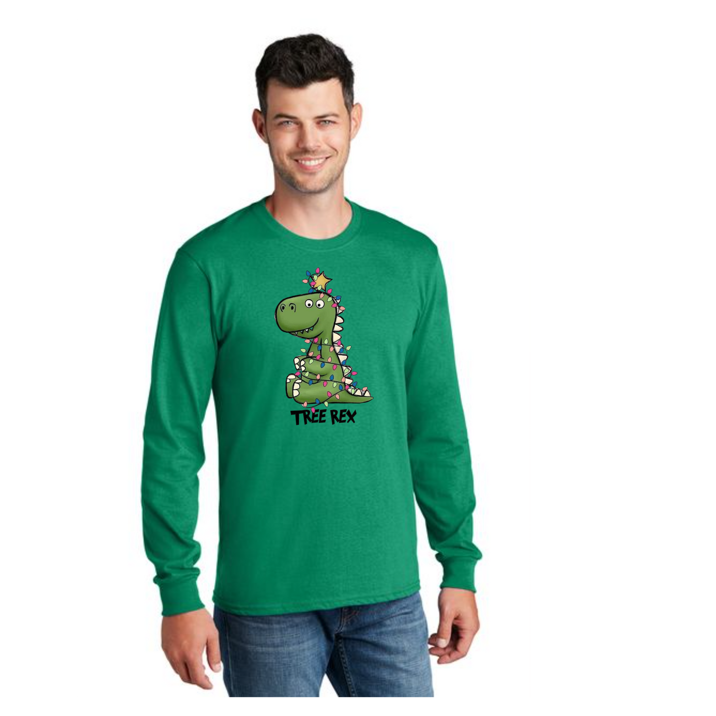 CHRISTMAS PC54LS Port & Company® Long Sleeve Core Cotton Tee 10