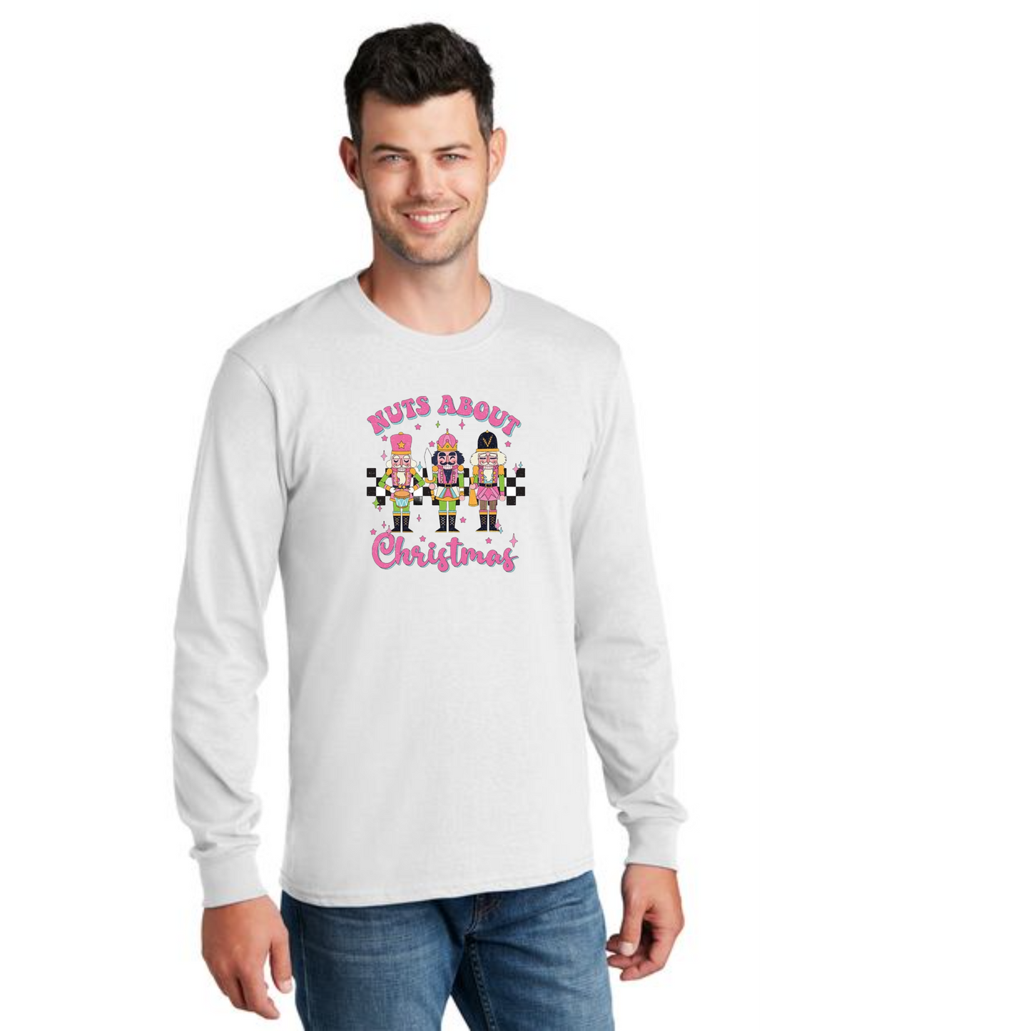 CHRISTMAS PC54LS Port & Company® Long Sleeve Core Cotton Tee 36