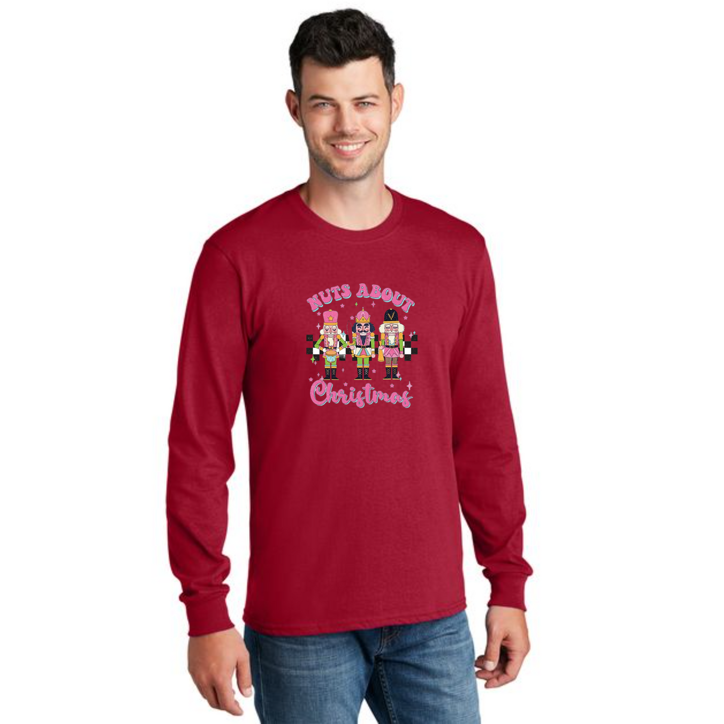 CHRISTMAS PC54LS Port & Company® Long Sleeve Core Cotton Tee 36