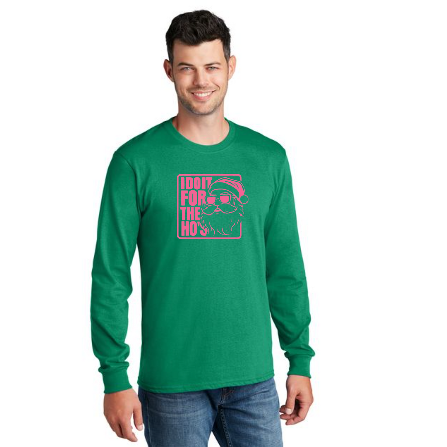 CHRISTMAS PC54LS Port & Company® Long Sleeve Core Cotton Tee 37