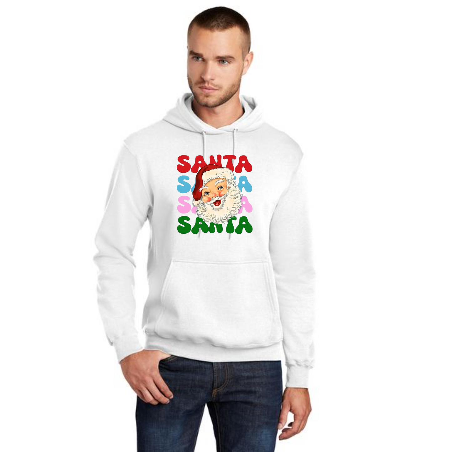 CHRISTMAS Port & Company® Core Fleece Pullover Hooded Sweatshirt 38