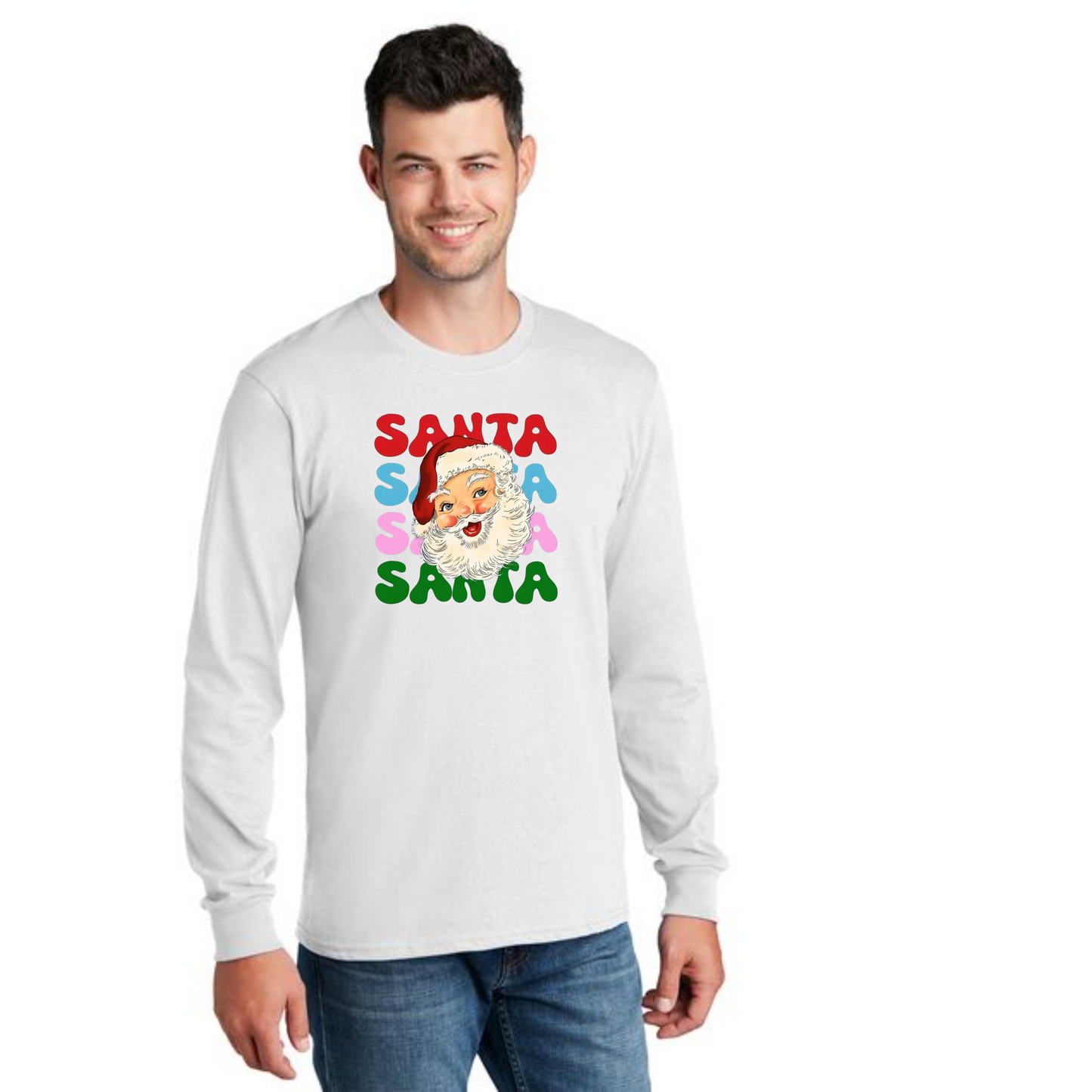 CHRISTMAS PC54LS Port & Company® Long Sleeve Core Cotton Tee 38