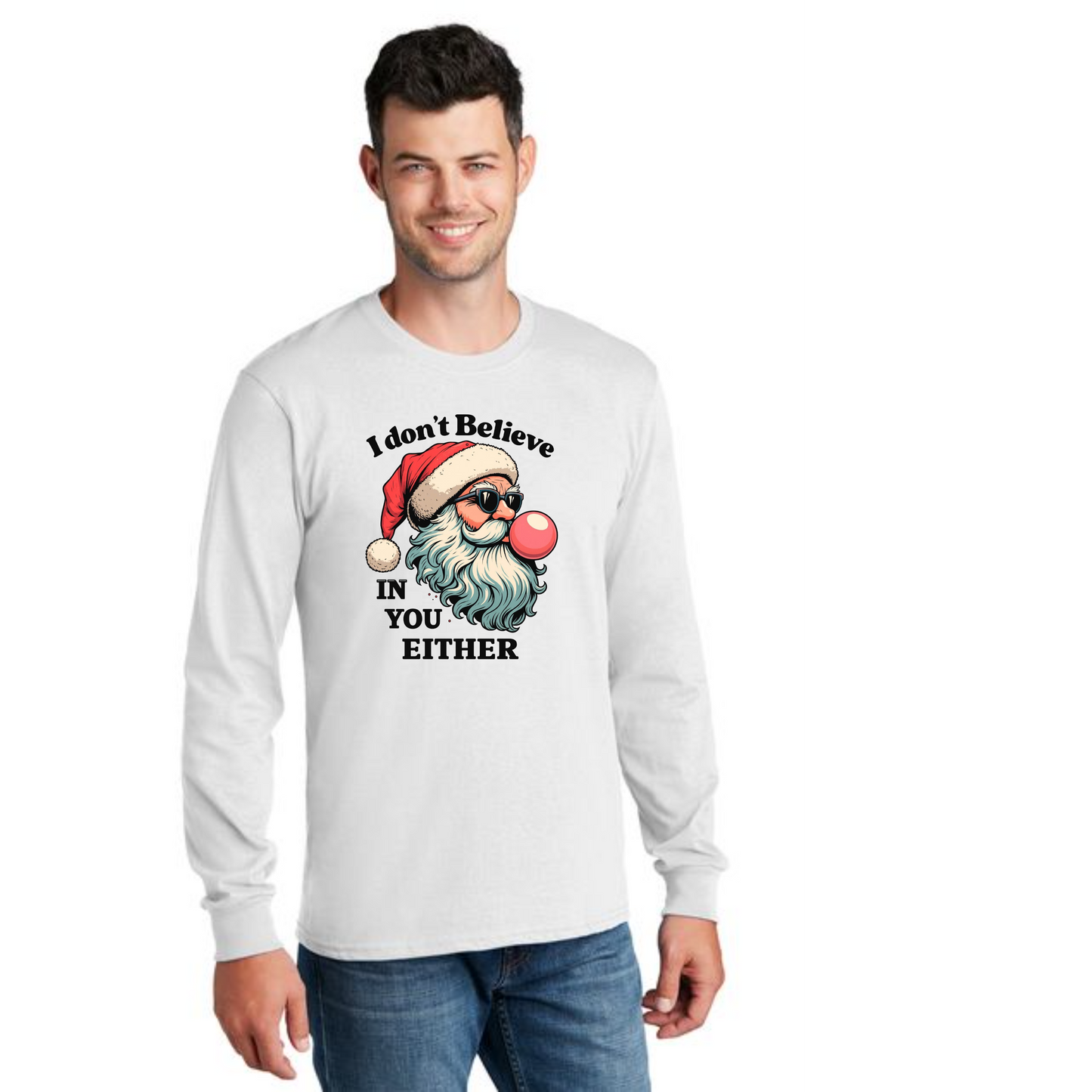 CHRISTMAS PC54LS Port & Company® Long Sleeve Core Cotton Tee 11