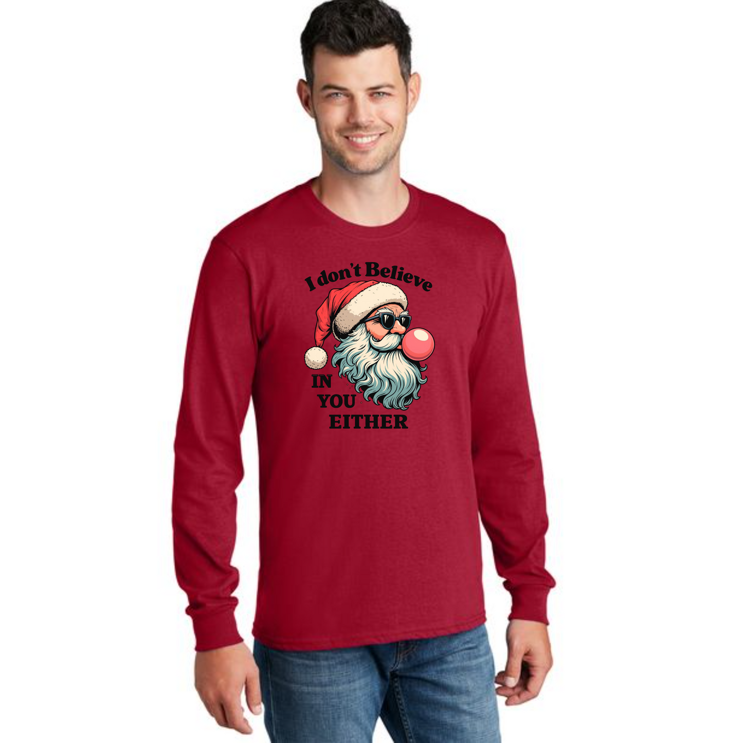 CHRISTMAS PC54LS Port & Company® Long Sleeve Core Cotton Tee 11