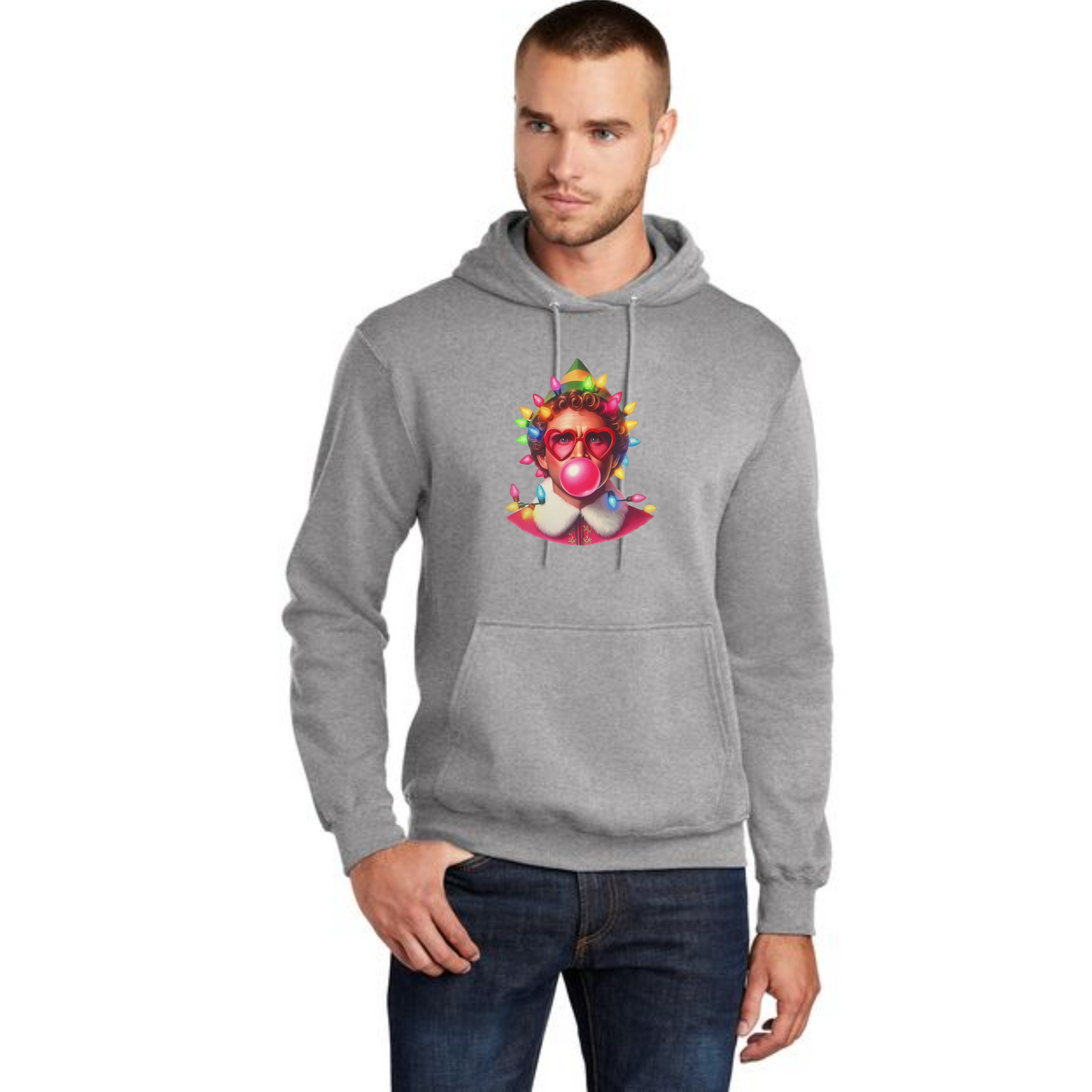 CHRISTMAS Port & Company® Core Fleece Pullover Hooded Sweatshirt 39