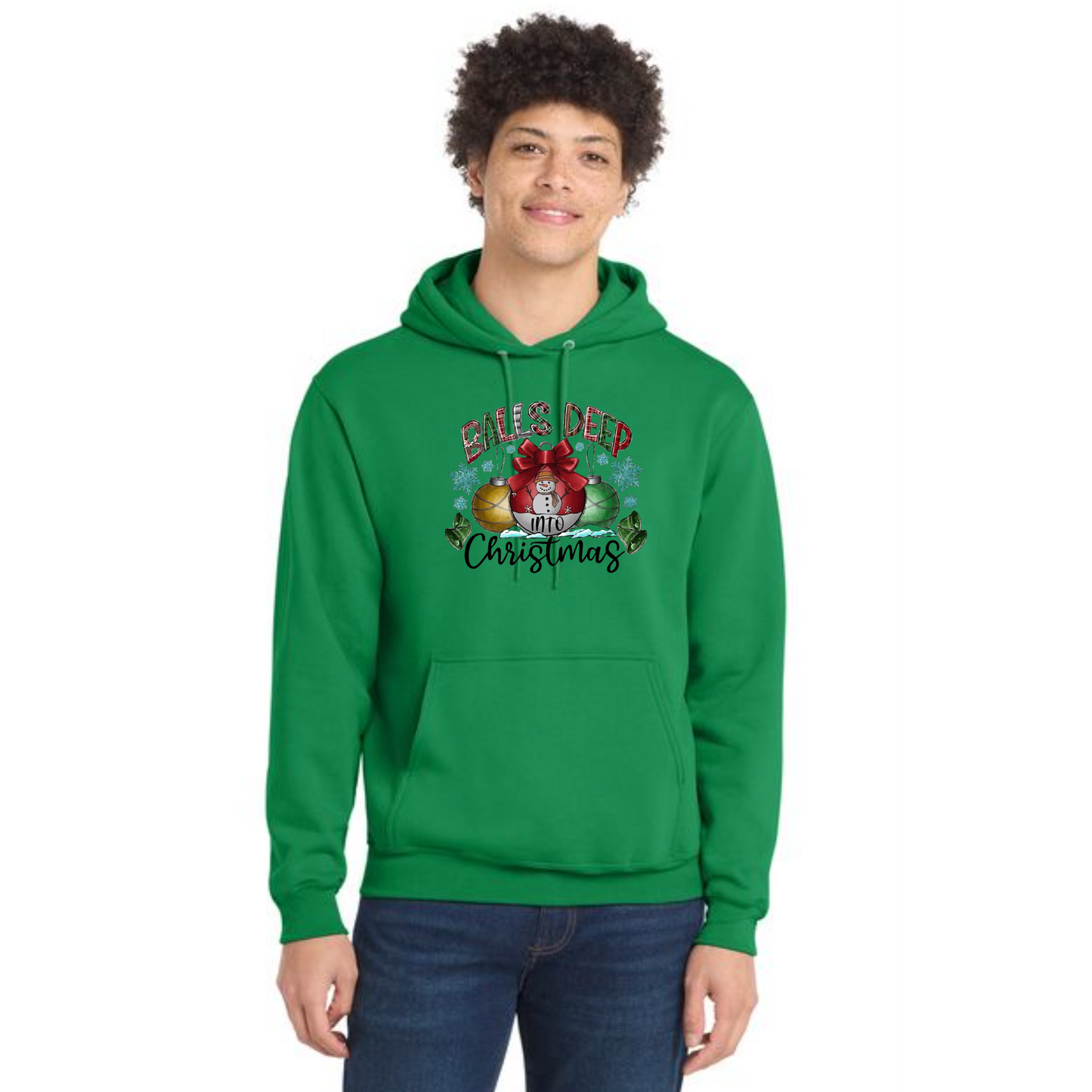 CHRISTMAS Port & Company® Core Fleece Pullover Hooded Sweatshirt 40