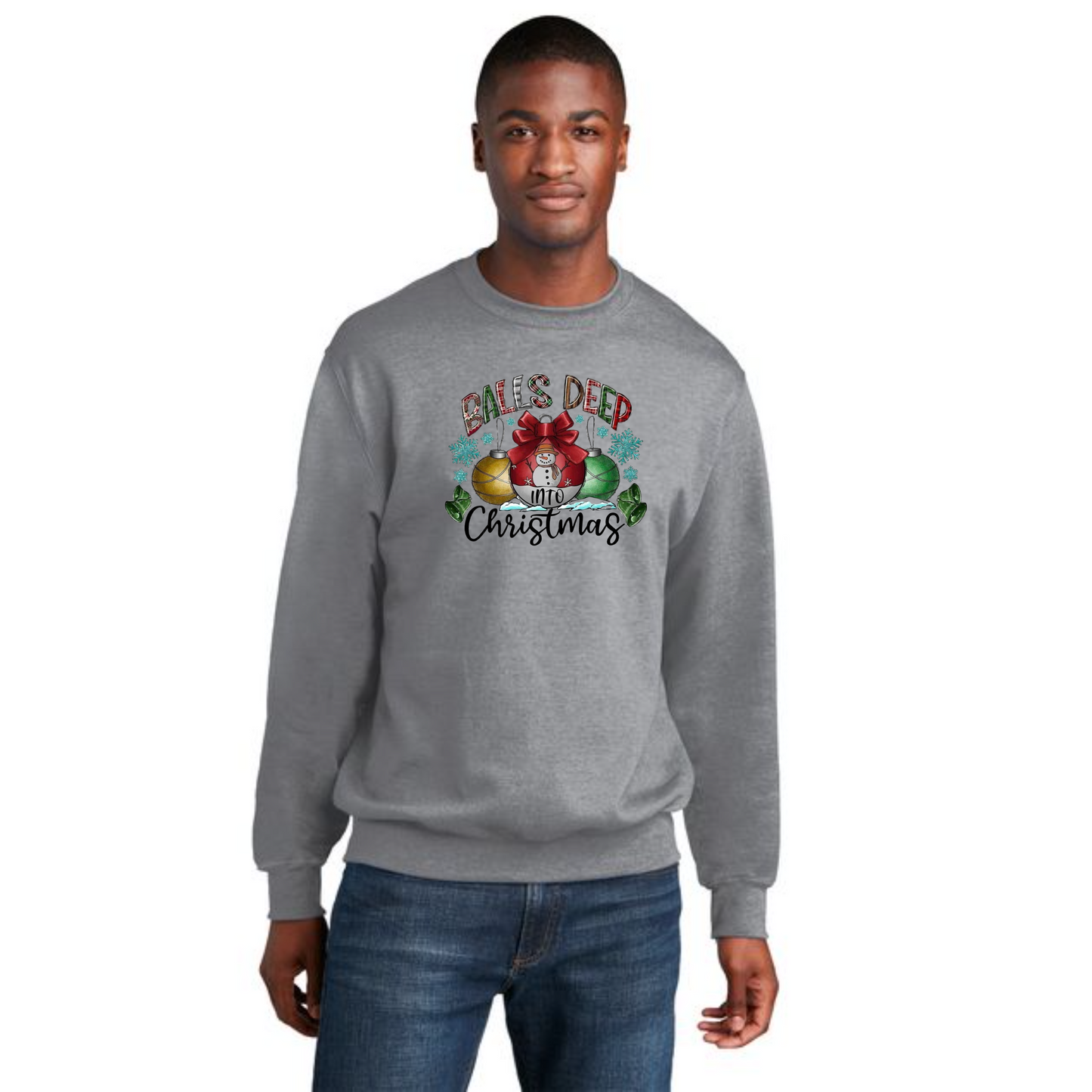 CHRISTMAS PC78 Port & Company® Core Fleece Crewneck Sweatshirt 40