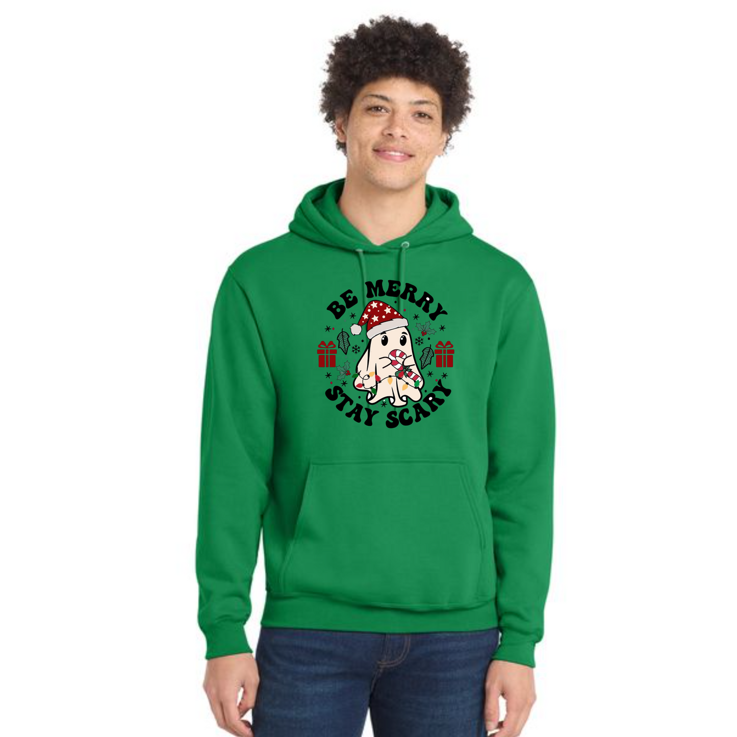 CHRISTMAS Port & Company® Core Fleece Pullover Hooded Sweatshirt 14