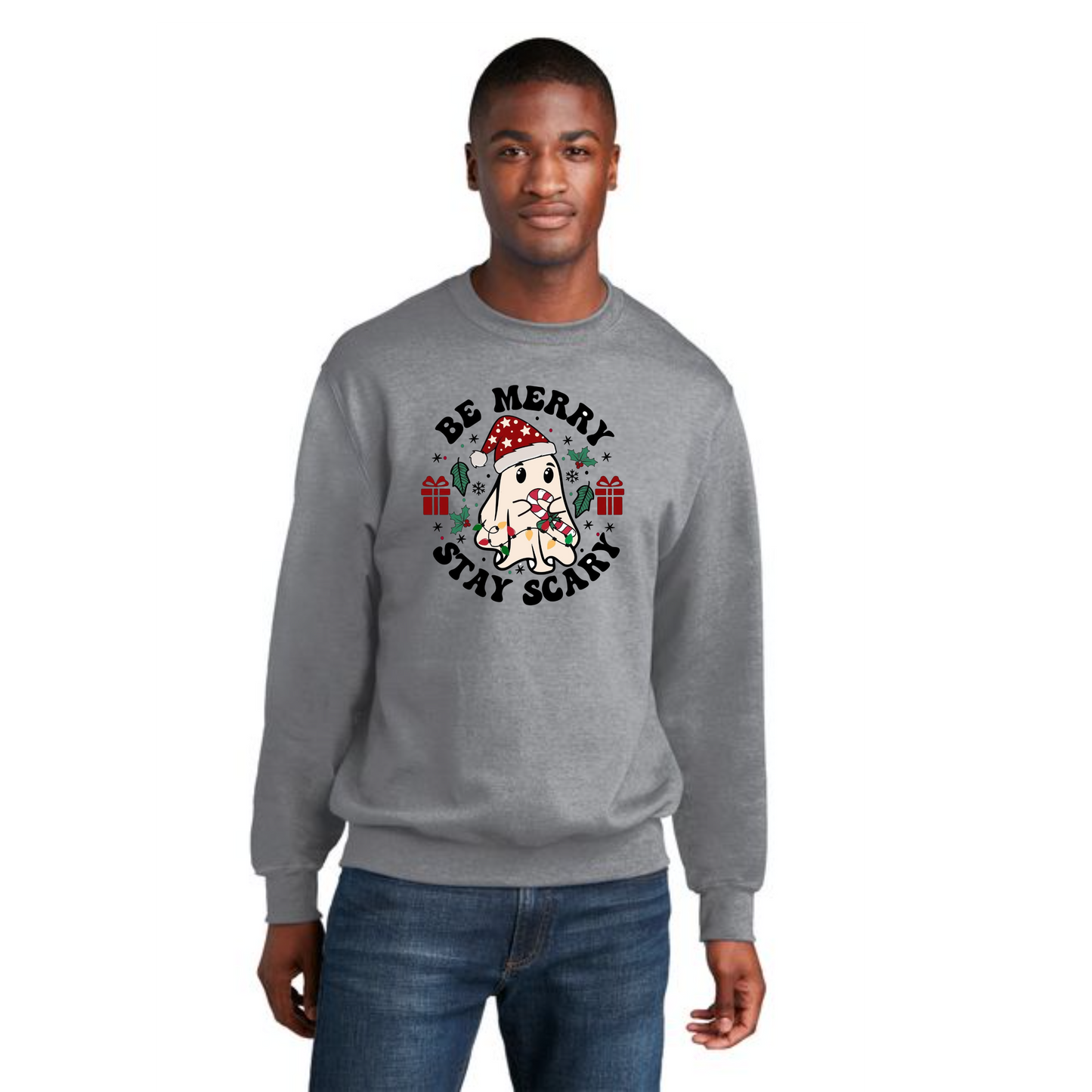 CHRISTMAS PC78 Port & Company® Core Fleece Crewneck Sweatshirt 14