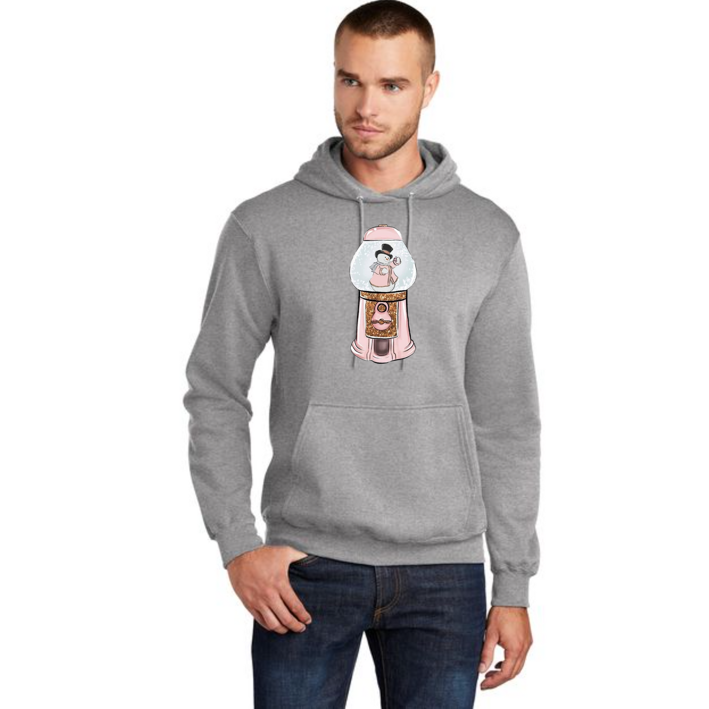 CHRISTMAS Port & Company® Core Fleece Pullover Hooded Sweatshirt 15