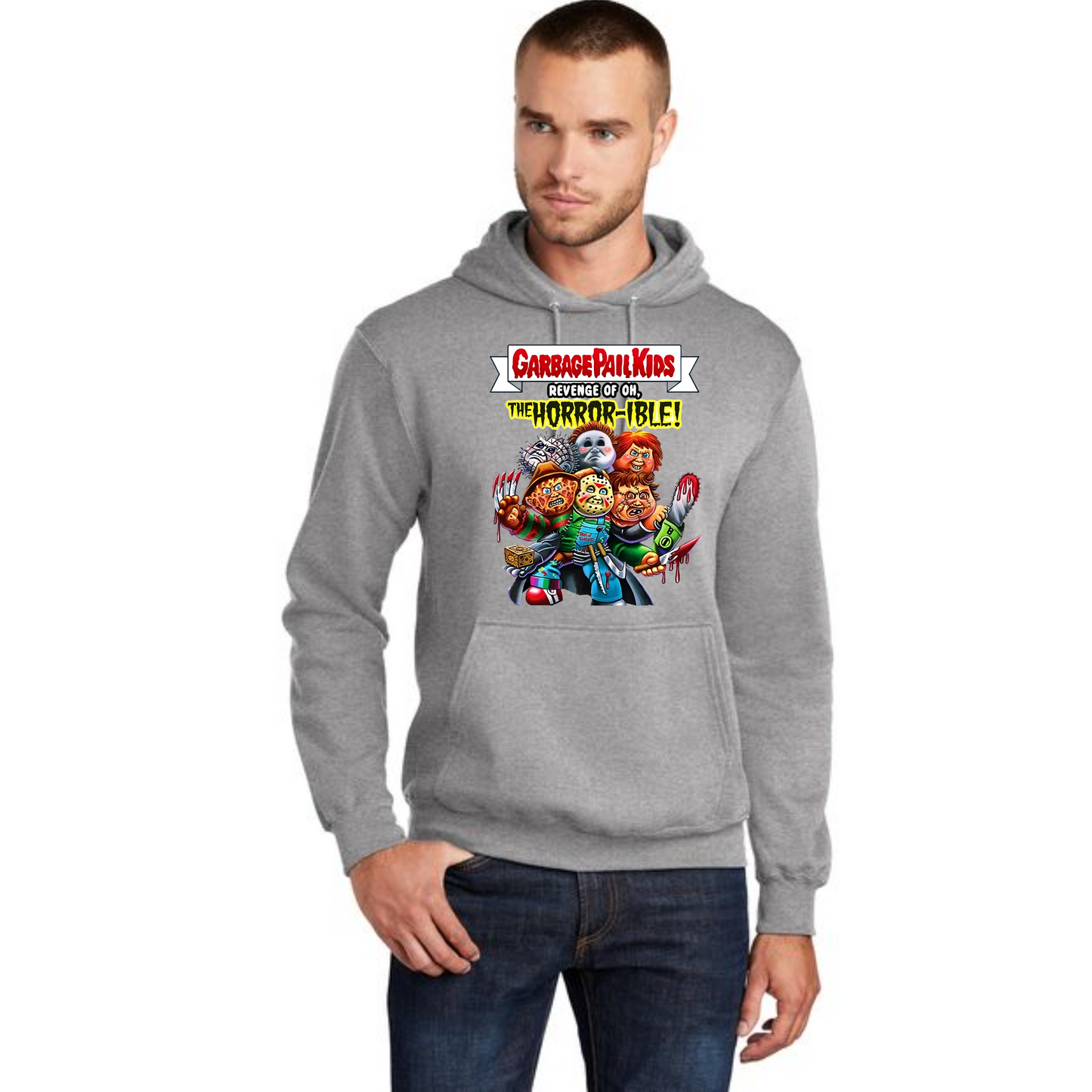 HALLOWEEN PC78H Port & Company® Core Fleece Pullover Hooded Sweatshirt HW-94