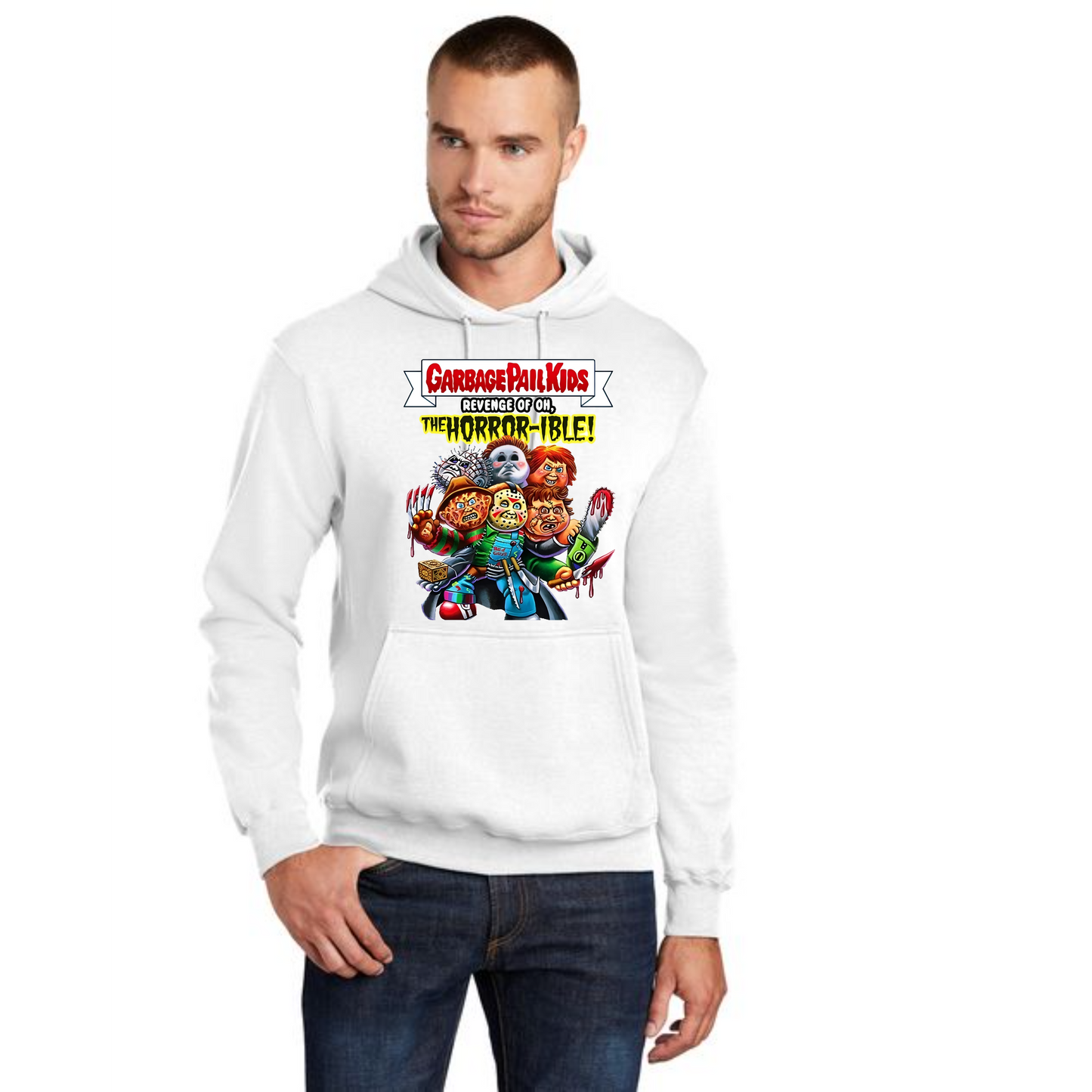HALLOWEEN PC78H Port & Company® Core Fleece Pullover Hooded Sweatshirt HW-94