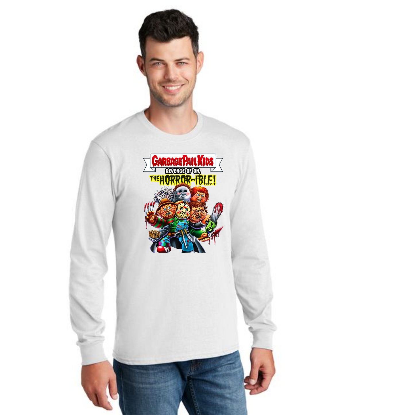 HALLOWEEN PC55LS Port & Company® Long Sleeve Core Cotton Tee HW-94
