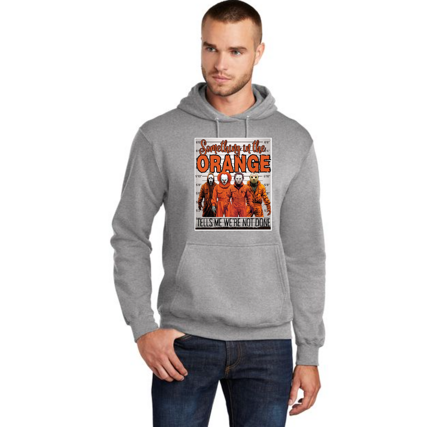 HALLOWEEN PC78H Port & Company® Core Fleece Pullover Hooded Sweatshirt HW-96