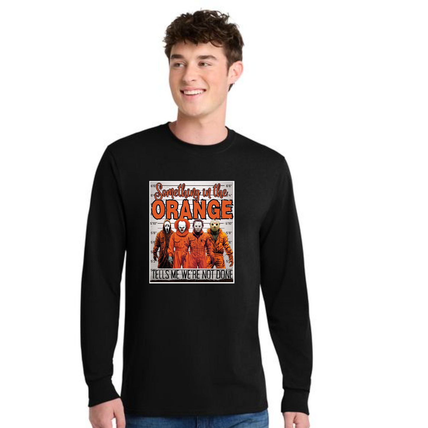 HALLOWEEN PC55LS Port & Company® Long Sleeve Core Cotton Tee HW-96