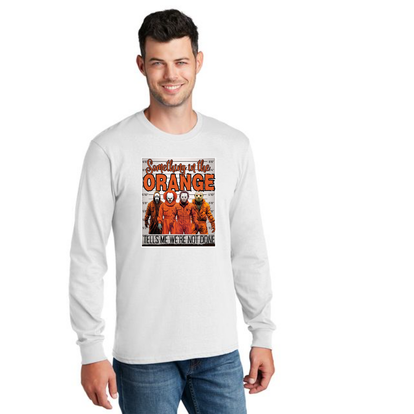 HALLOWEEN PC55LS Port & Company® Long Sleeve Core Cotton Tee HW-96