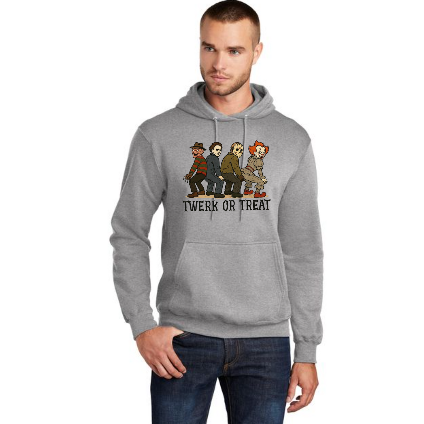 HALLOWEEN PC78H Port & Company® Core Fleece Pullover Hooded Sweatshirt HW-97