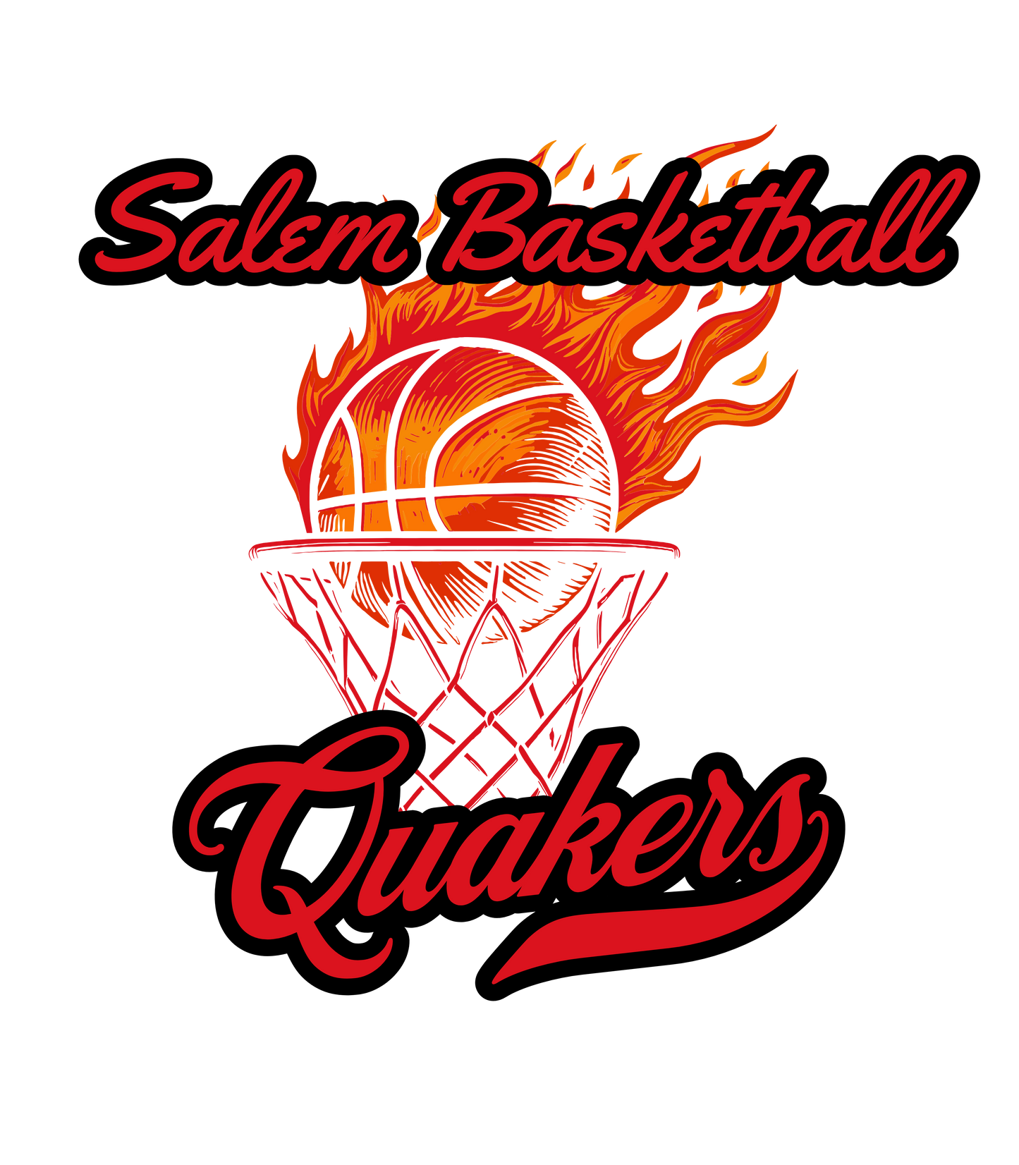 SALEM QUAKERS BASKETBALL DM132 District ® Perfect Tri ® Long Sleeve Tee 18