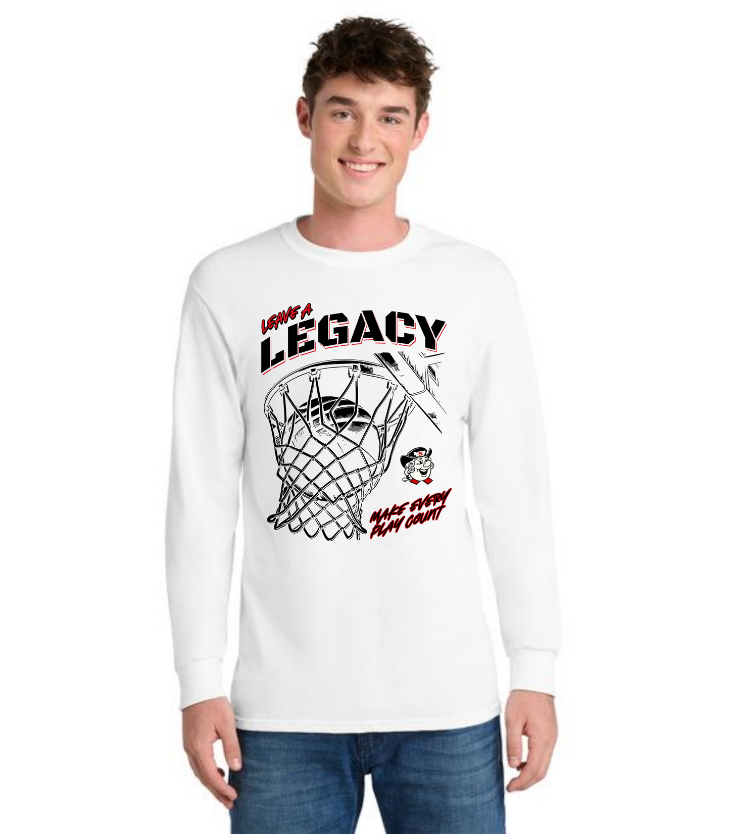 SALEM QUAKERS BASKETBALL DM132 District ® Perfect Tri ® Long Sleeve Tee 17
