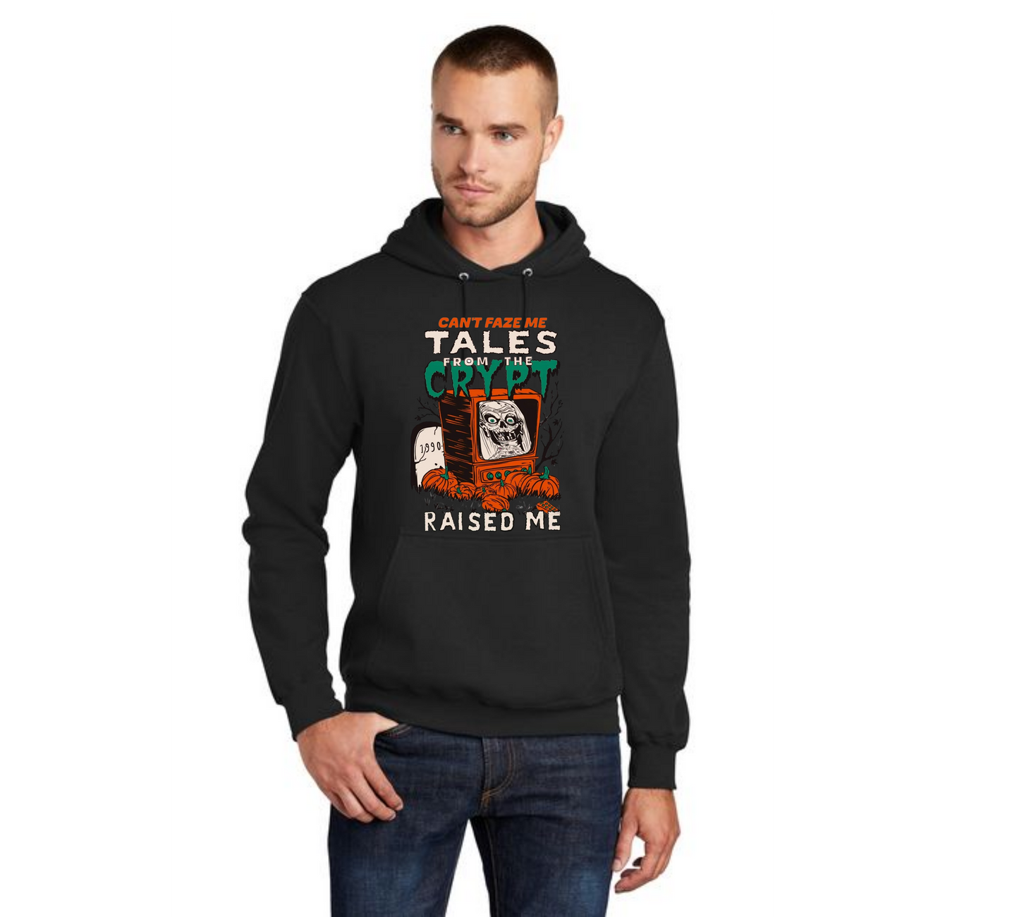 HALLOWEEN PC78H Port & Company® Core Fleece Pullover Hooded Sweatshirt HW-81