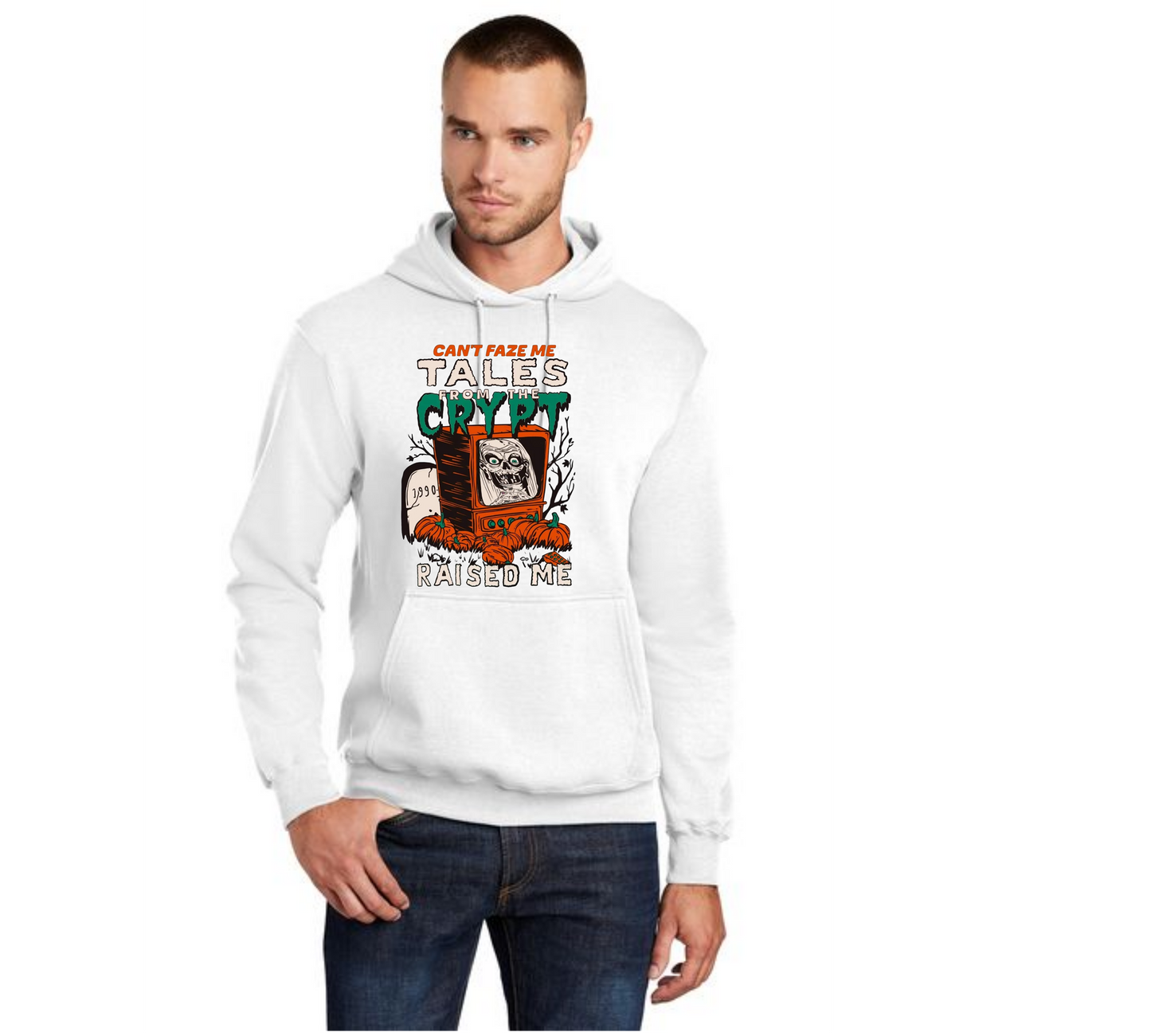 HALLOWEEN PC78H Port & Company® Core Fleece Pullover Hooded Sweatshirt HW-81
