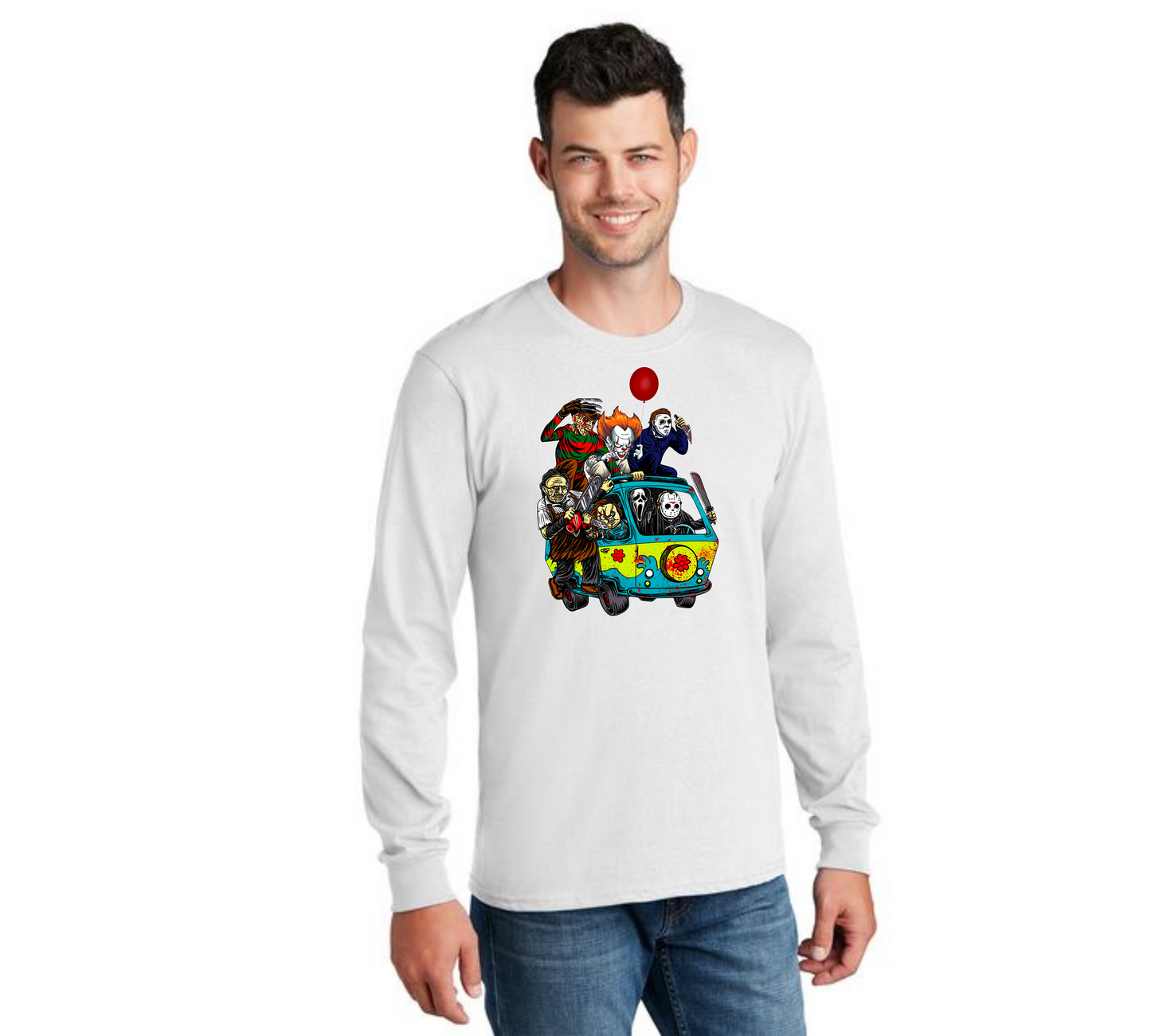 HALLOWEEN PC55LS Port & Company® Long Sleeve Core Cotton Tee HW-82