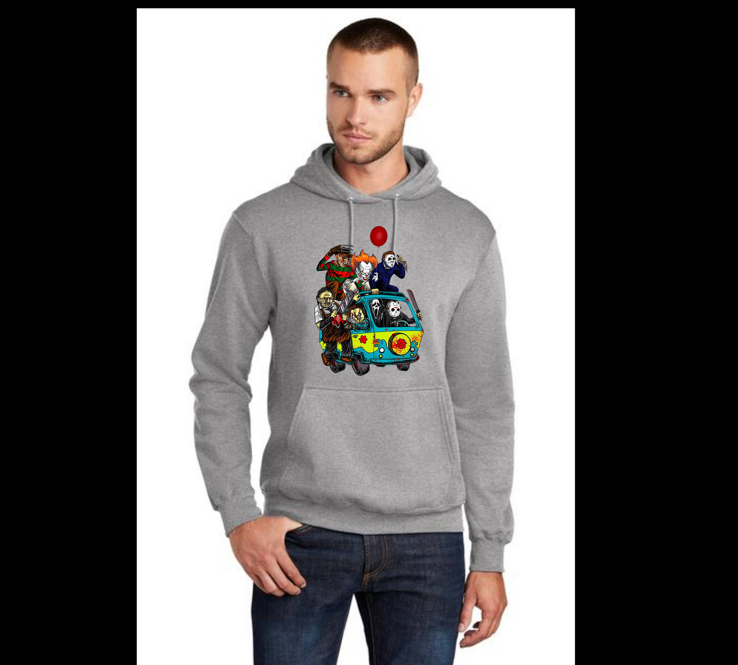 HALLOWEEN PC78H Port & Company® Core Fleece Pullover Hooded Sweatshirt HW-82