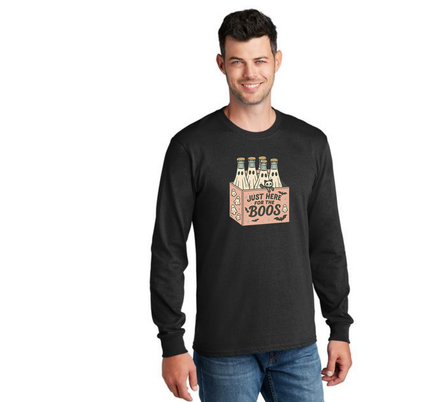 HALLOWEEN PC55LS Port & Company® Long Sleeve Core Cotton Tee HW-83