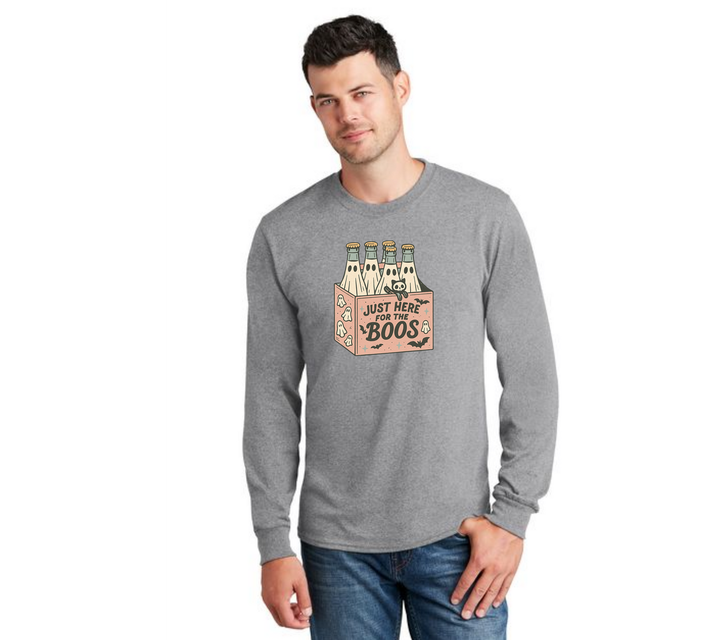 HALLOWEEN PC55LS Port & Company® Long Sleeve Core Cotton Tee HW-83