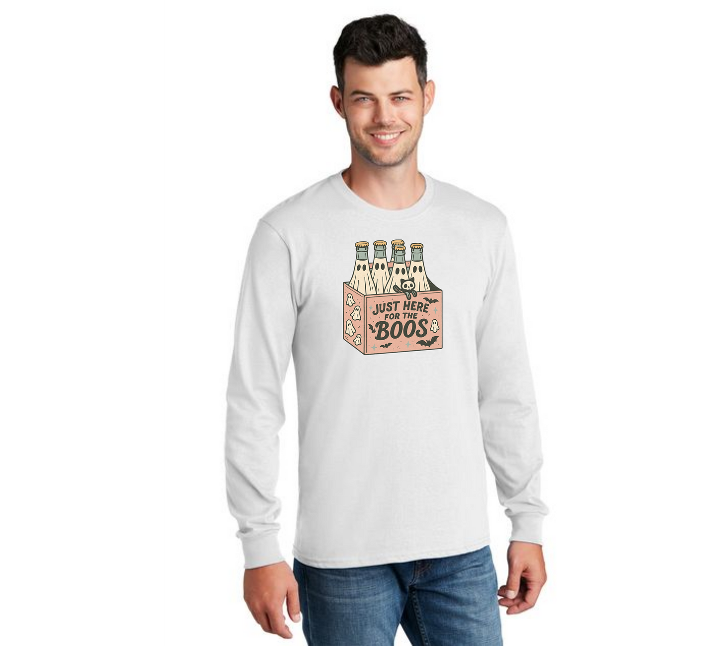 HALLOWEEN PC55LS Port & Company® Long Sleeve Core Cotton Tee HW-83