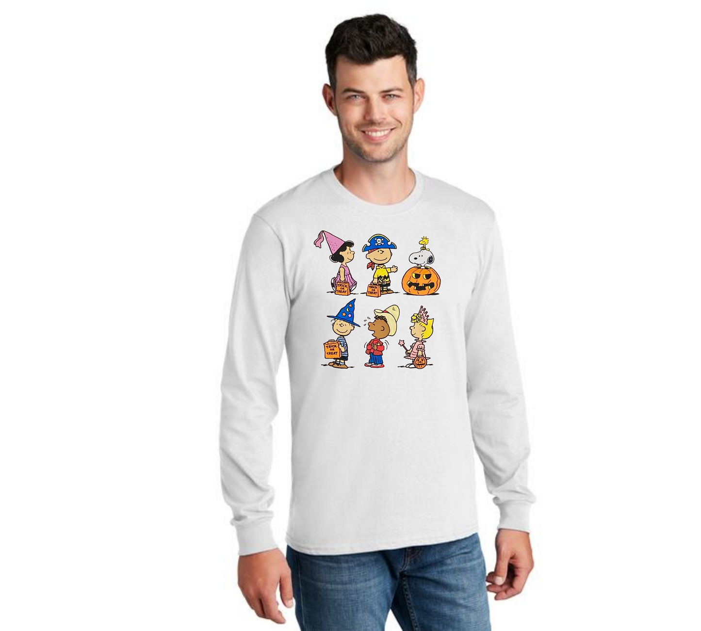 HALLOWEEN PC55LS Port & Company® Long Sleeve Core Cotton Tee HW-86