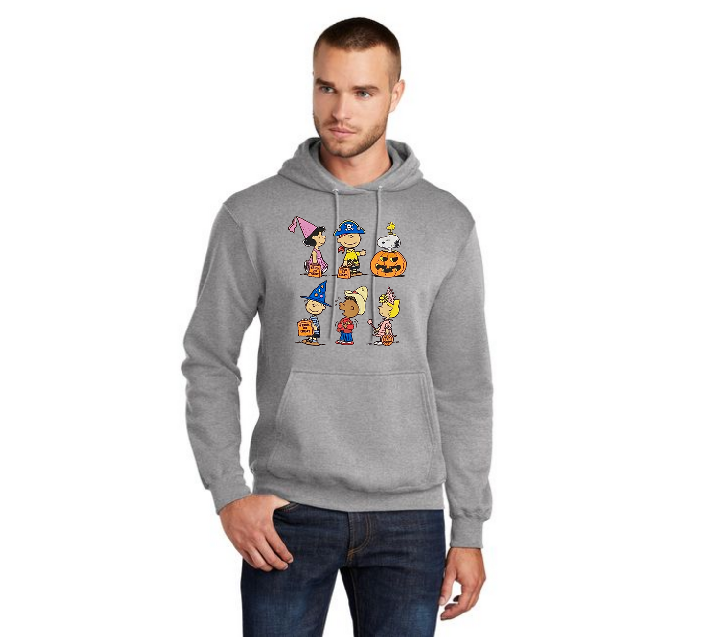 HALLOWEEN PC78H Port & Company® Core Fleece Pullover Hooded Sweatshirt HW-86