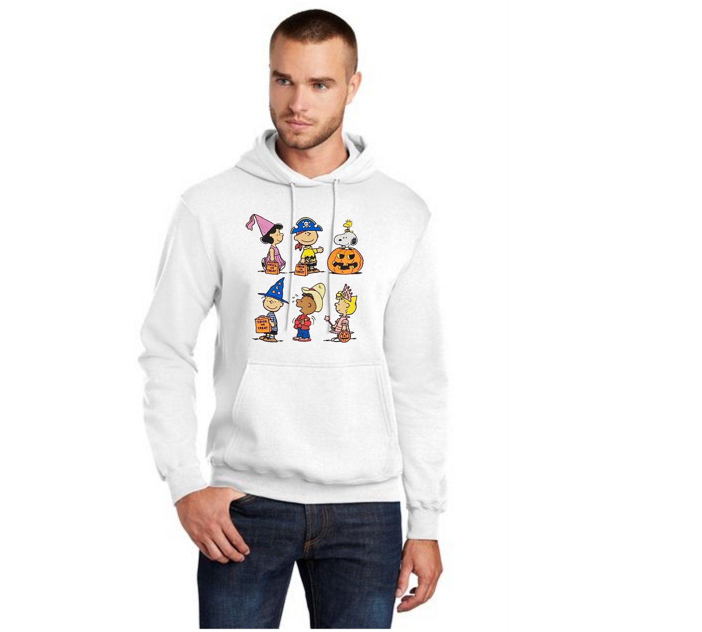 HALLOWEEN PC78H Port & Company® Core Fleece Pullover Hooded Sweatshirt HW-86