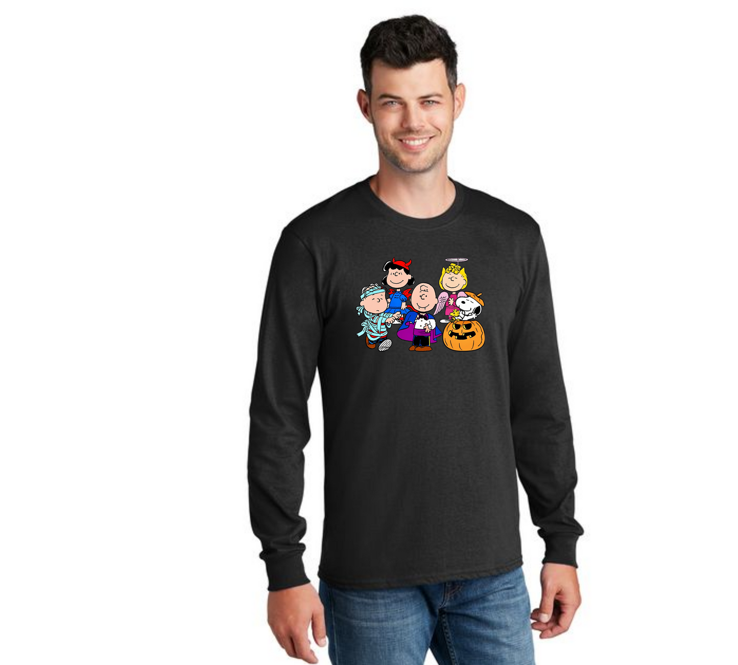 HALLOWEEN PC55LS Port & Company® Long Sleeve Core Cotton Tee HW-87