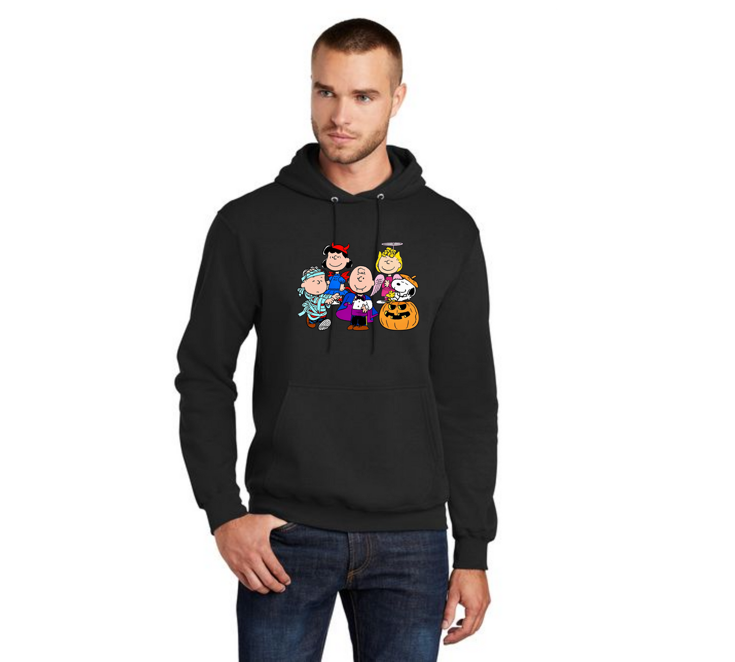 HALLOWEEN PC78H Port & Company® Core Fleece Pullover Hooded Sweatshirt HW-87