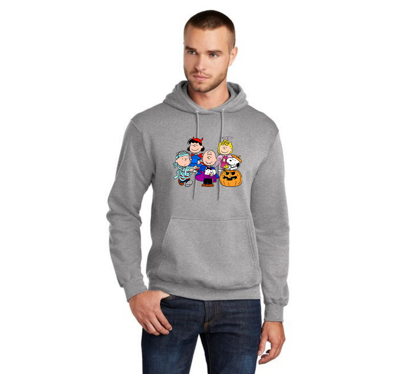 HALLOWEEN PC78H Port & Company® Core Fleece Pullover Hooded Sweatshirt HW-87