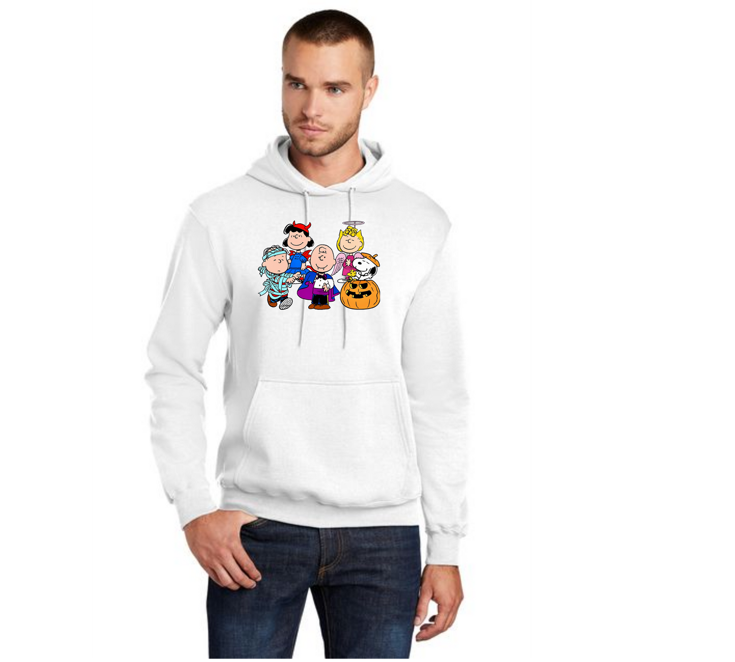 HALLOWEEN PC78H Port & Company® Core Fleece Pullover Hooded Sweatshirt HW-87