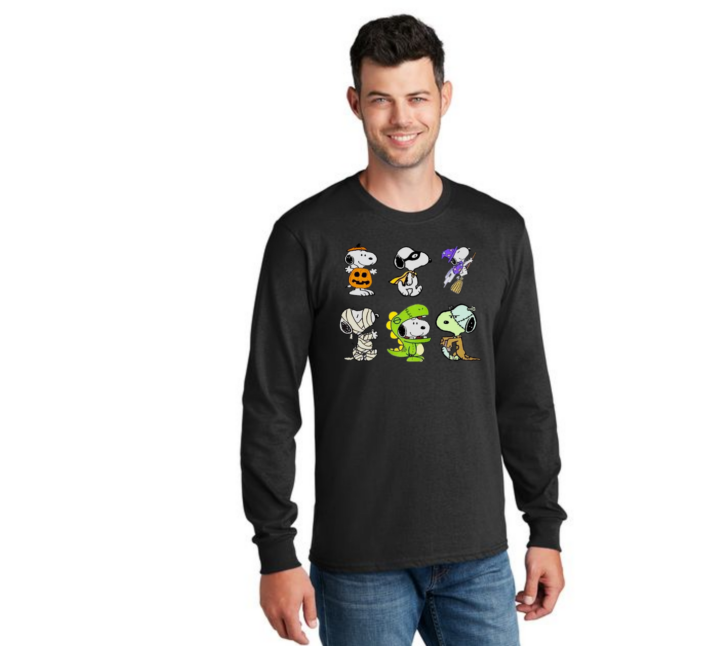 HALLOWEEN PC55LS Port & Company® Long Sleeve Core Cotton Tee HW-88