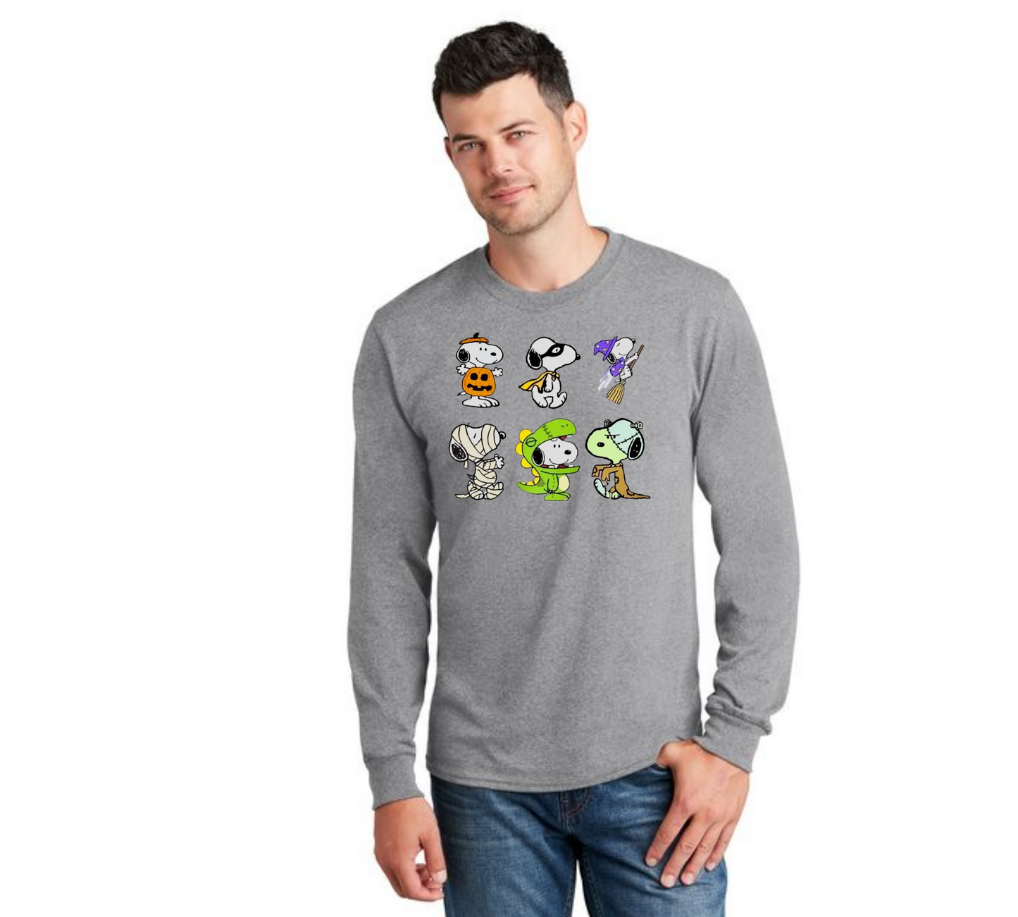 HALLOWEEN PC55LS Port & Company® Long Sleeve Core Cotton Tee HW-88